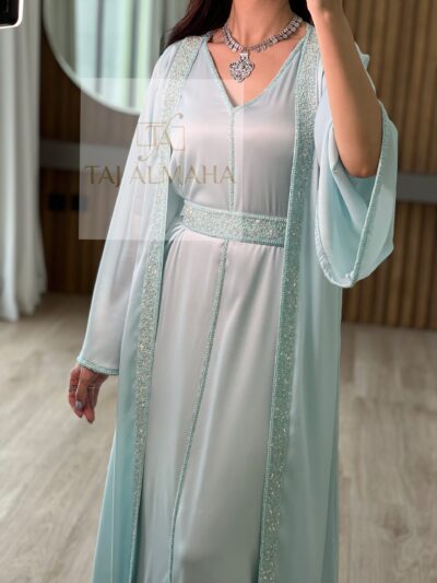 2157E451-C117-4046-8535-7210FDE33737 Terkoise Caftan -0623
