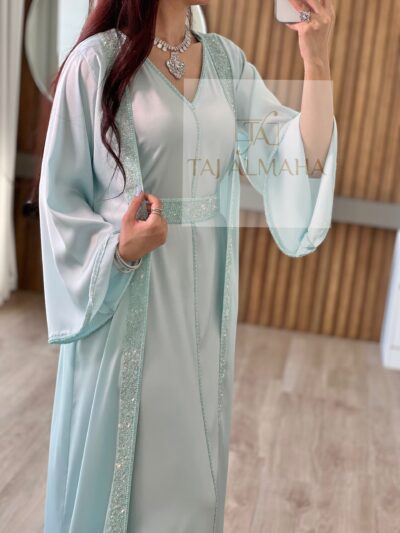 78F28F5D-29F6-4E5C-81D9-8D923A4E2E07 Terkoise Caftan -0623