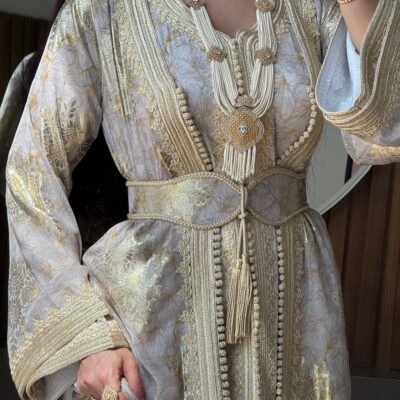 Moroccan gold caftan