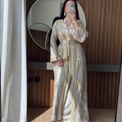 Moroccan gold caftan