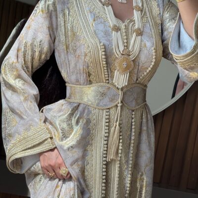 Moroccan gold caftan